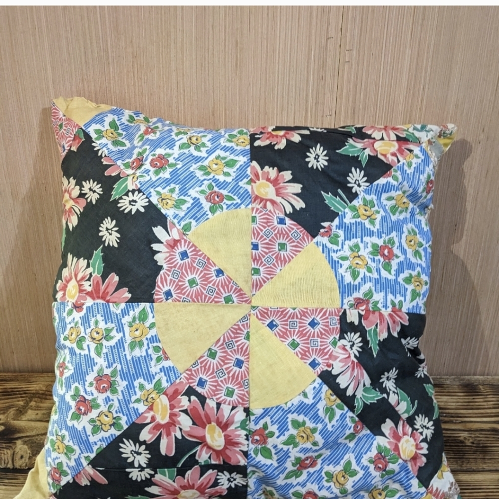 HAND CRAFTED Quilt Square Pillow - Choose One!